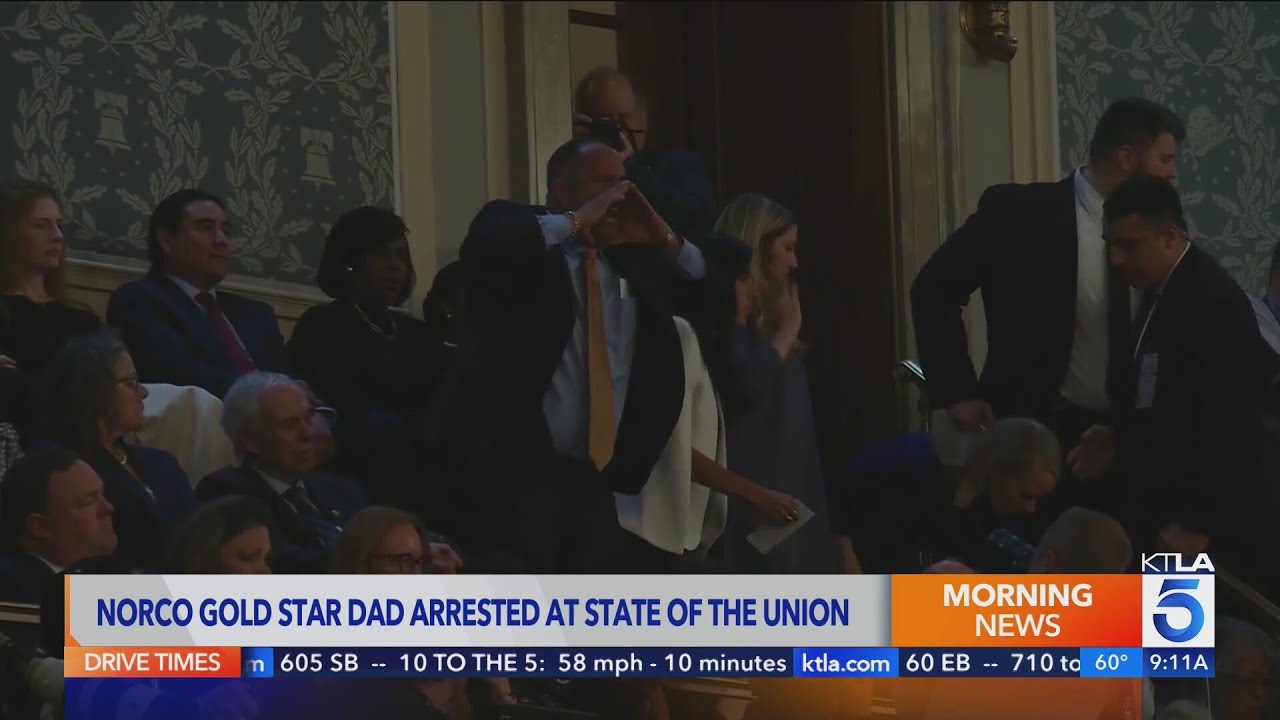 Father of Norco Marine killed in Afghanistan disrupts State of the Union