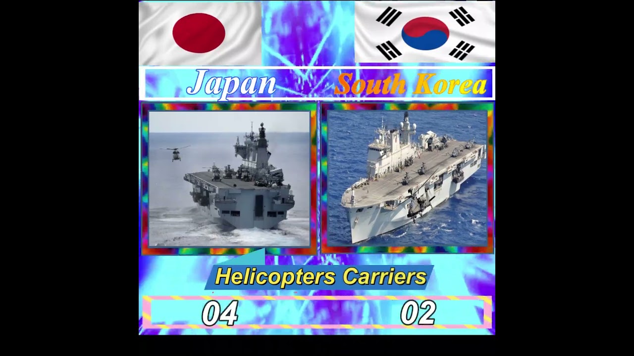 Japan Vs south Korea navy power #army #youtube #trending #military #europe #japan #southkorea #trend
