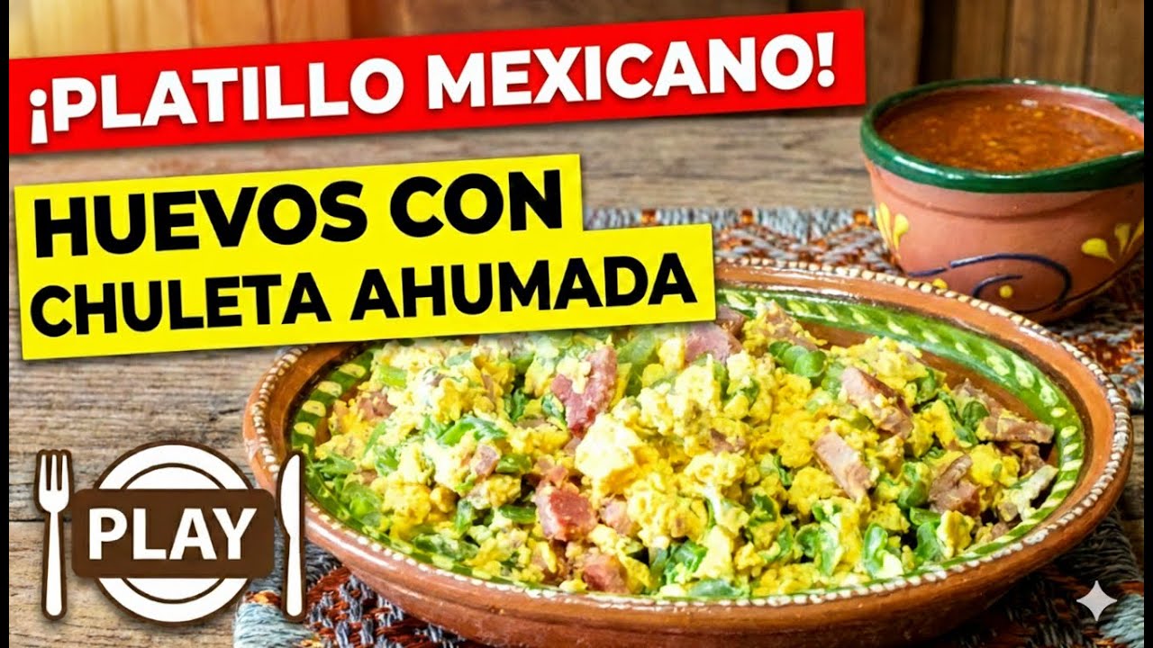 Receta Fácil: Huevos con chuleta y ejote 🥚🥩 (Ideal para cuando tienes prisa)
