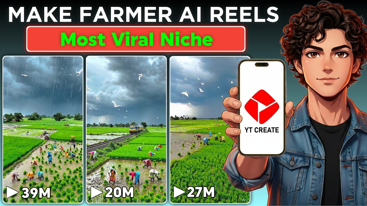 Create Village Farmer AI Reels | How to Make Village Farmer AI Reels | Make Peaceful Farmer AI Reel