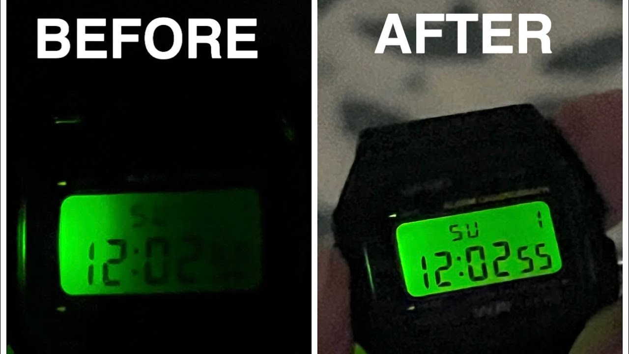 MOD Casio F-91w Lampu Jadi Merata dan Terang