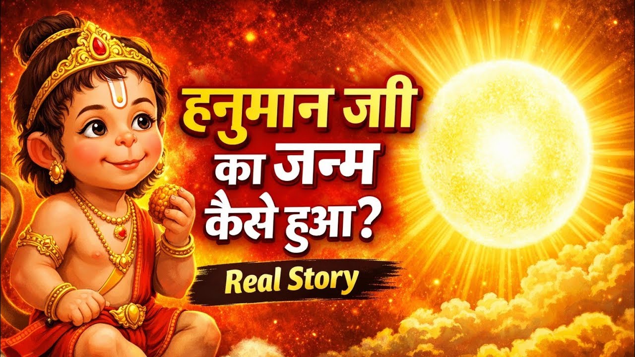 हनुमान जी का जन्म कैसे हुआ? | Hanuman Janm Ki Kahani | Hanuman Story in Hindi✅ 