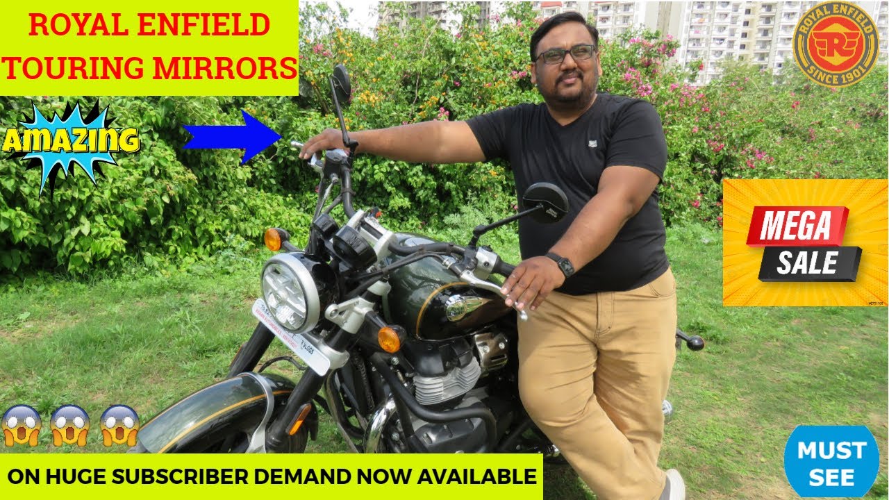 Royal Enfield Touring Mirror For all Royal Enfield Bikes | On huge subscriber demand 😍😍😍 Vlog No 398