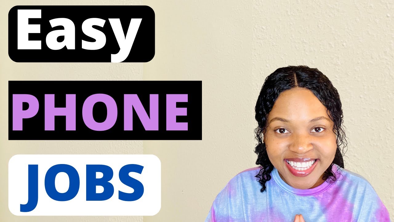 EASY ONLINE JOBS USING PHONE