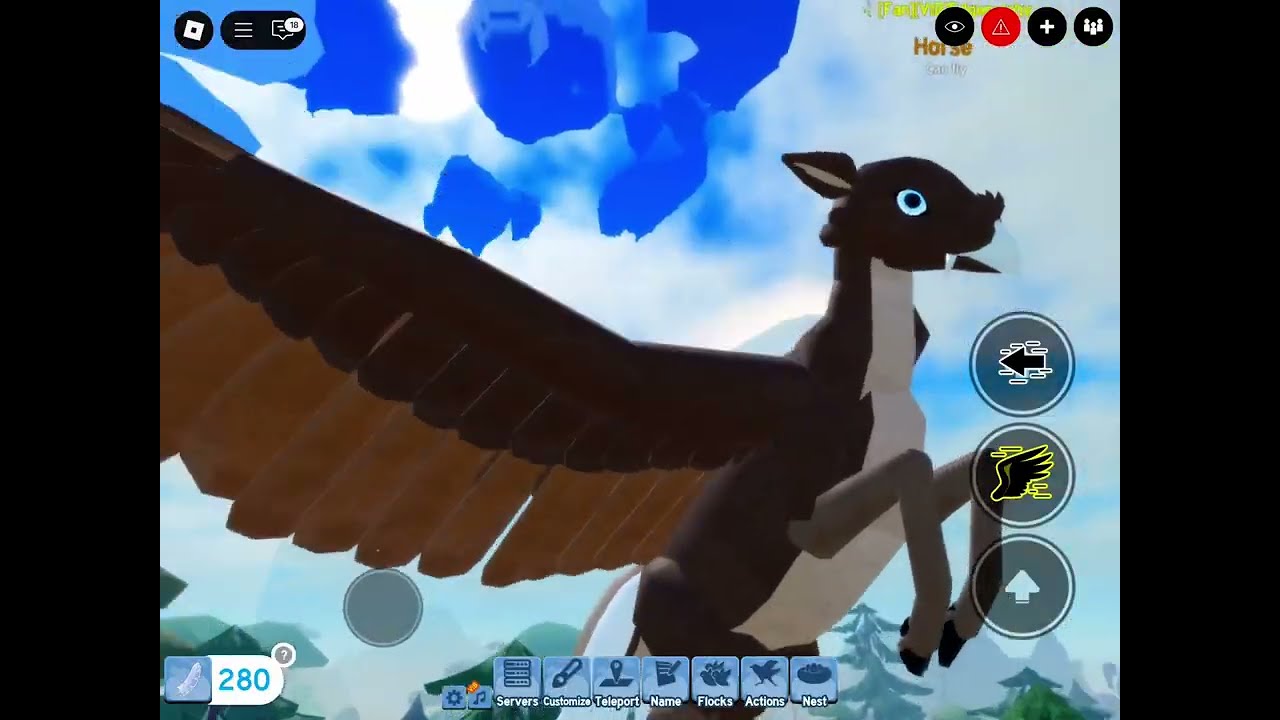 I became horse in feather family 
