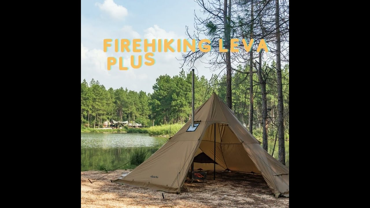 FireHiking LEVA Plus Hot Tent 4-8 Person | Tipi Tent with Stove Jack