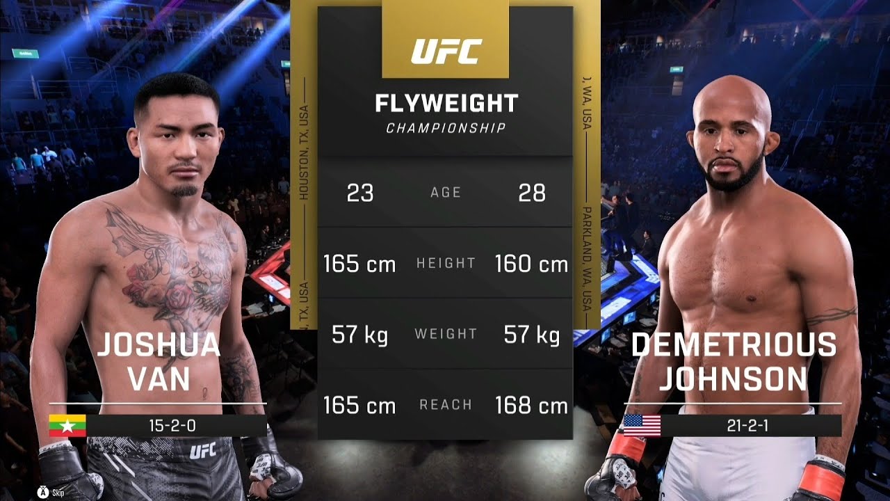 Джошуа Ван против Деметриуса Джонсона, UFC 5