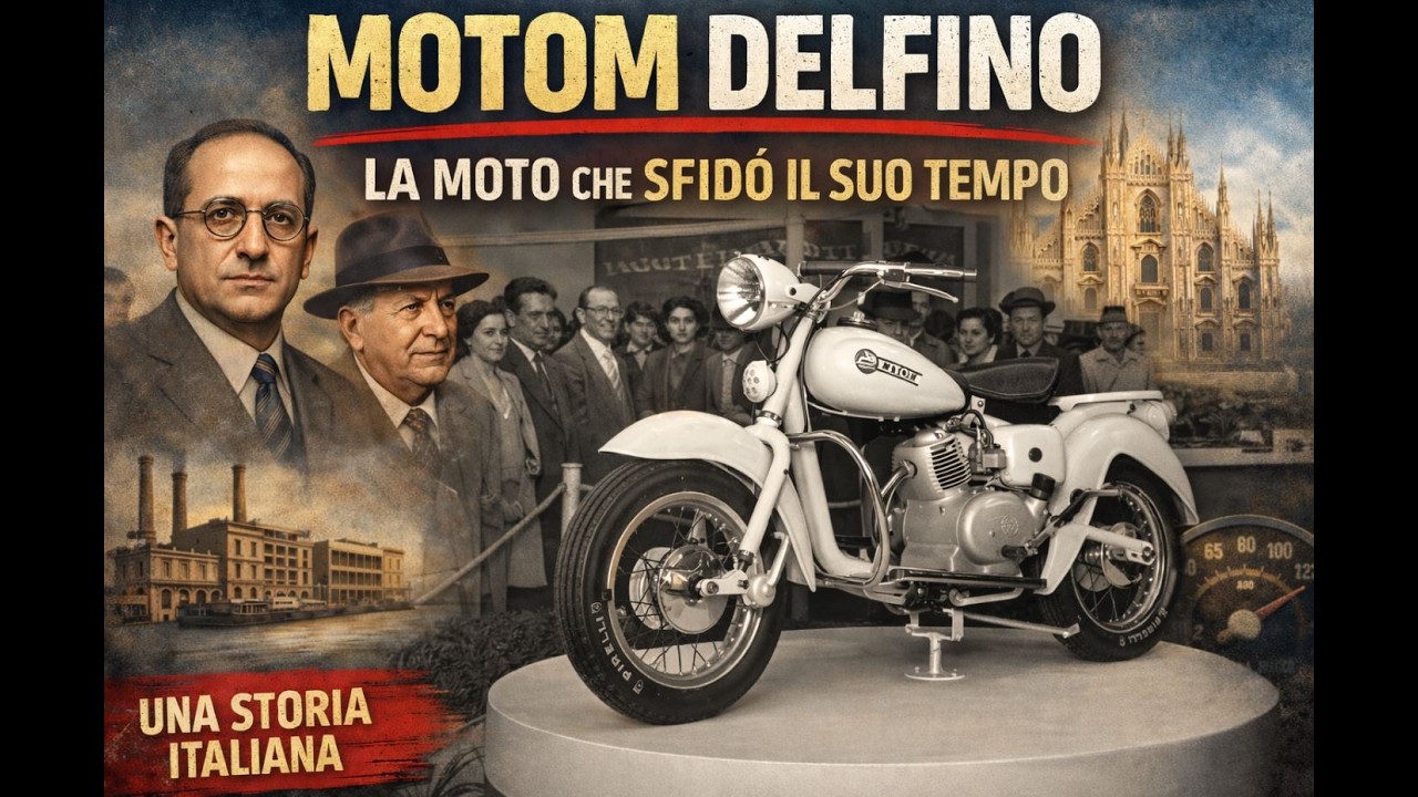 Motom Delfino: la moto che sfidò il suo tempo. Un pezzo di storia Motom e del motociclismo italiano.