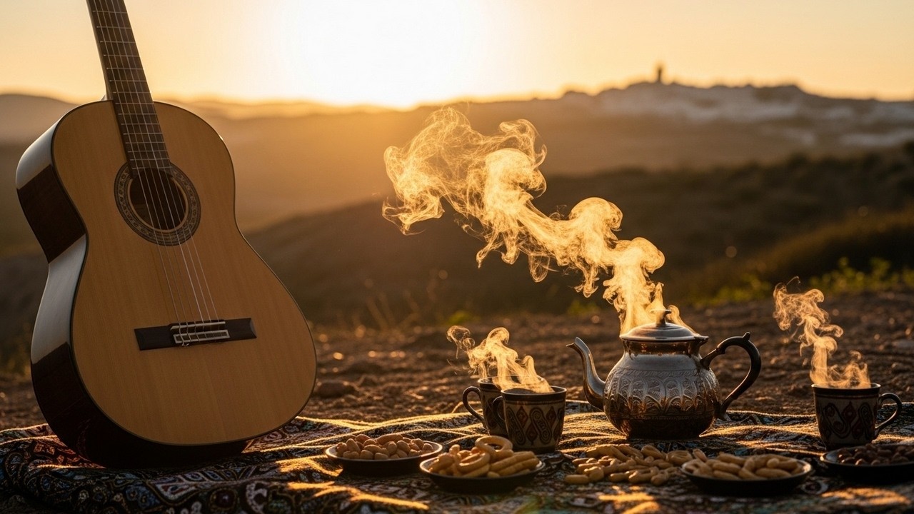 Spanish Guitar - Relaxing Flamenco Rumba Instrumental Maintaining Gentle Smooth Tone