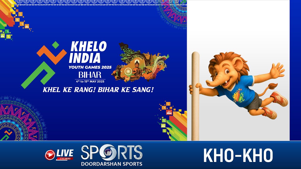 LIVE - Semi Finals; Kho Kho - Khelo India Youth Games 2025, Bihar | Doordarshan Sports