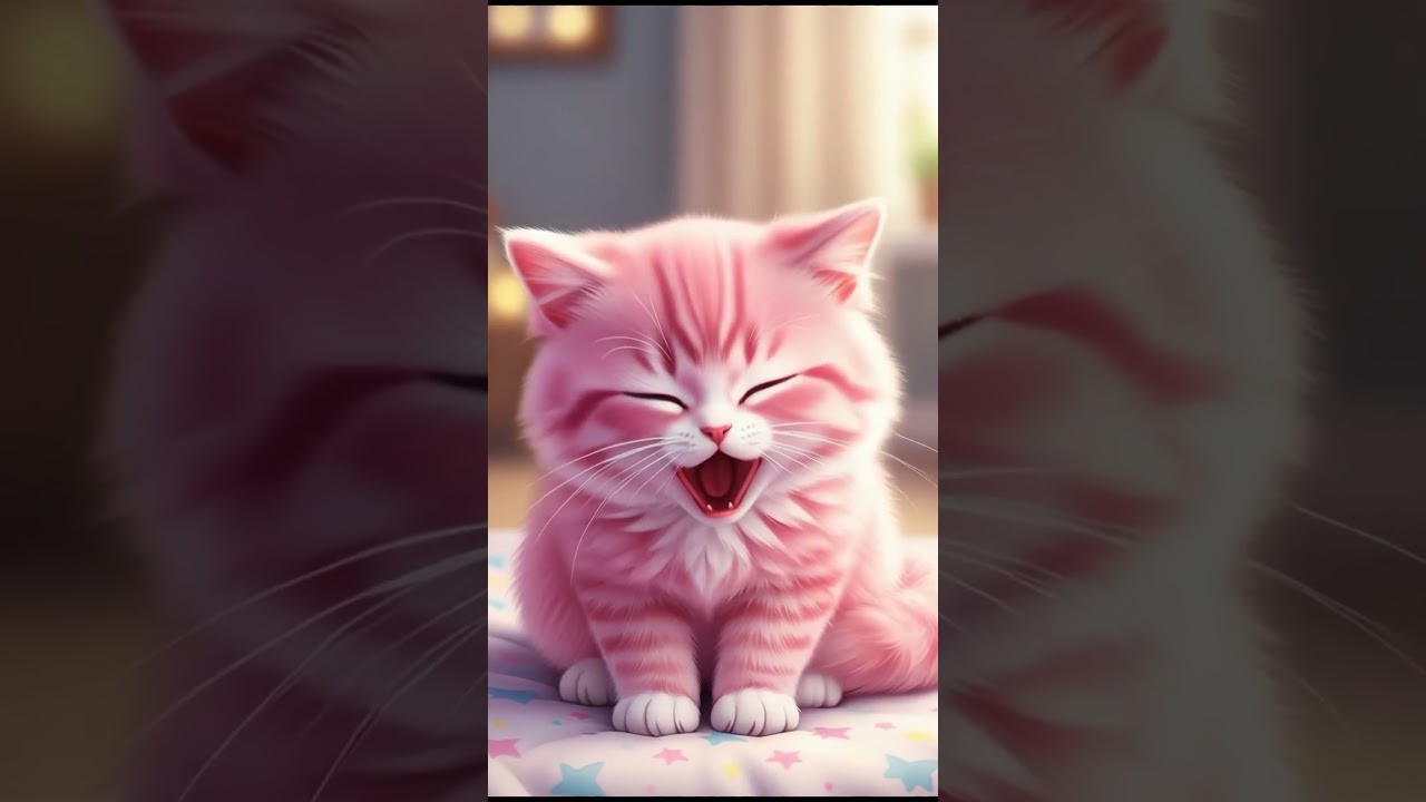 Cat yawning #cutecat #cute