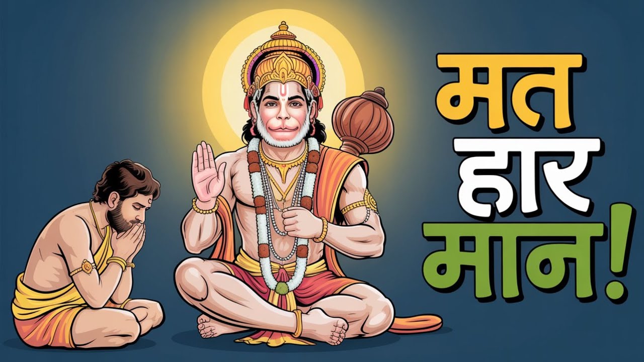 हार मत मान, हनुमान जी खुद तेरे साथ खड़े हैं | Hanuman Ji Ka Divya Sandesh | Bajrangbali Motivation