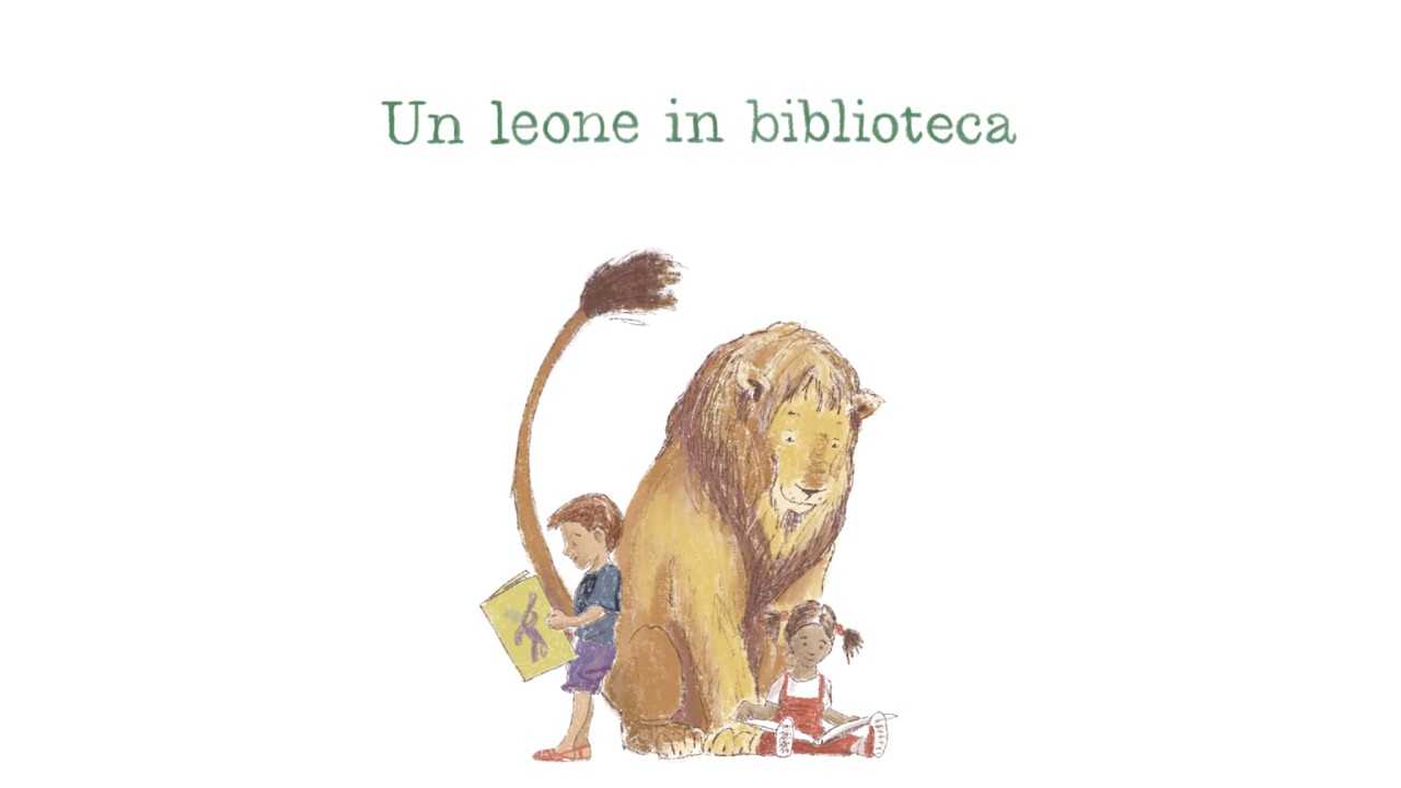 Un leone in biblioteca