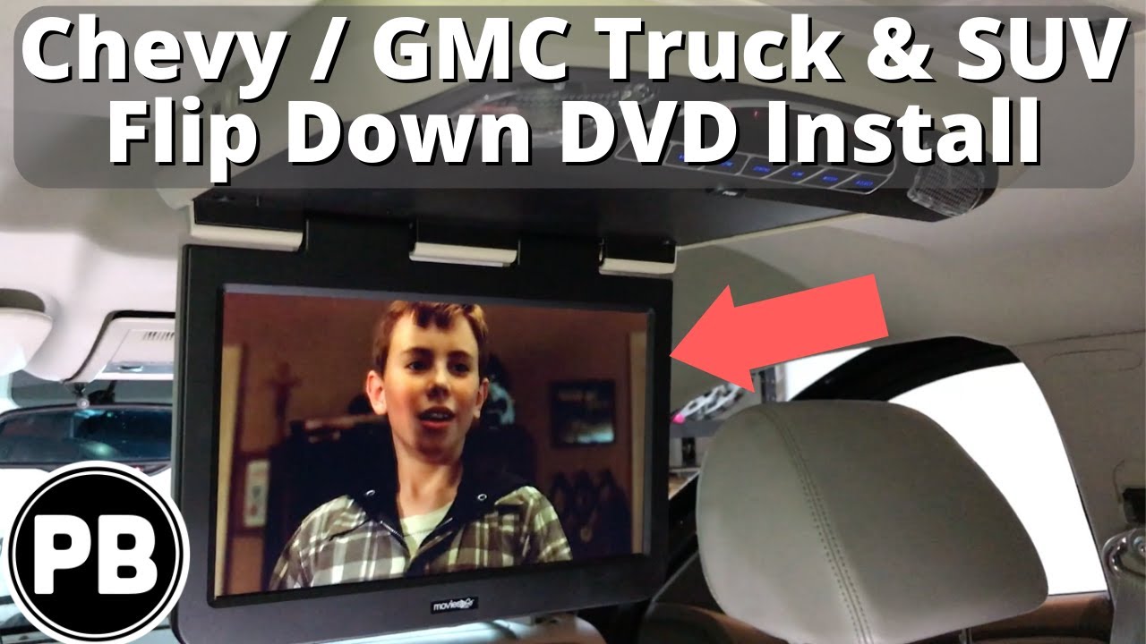 2007 - 2014 Chevy GMC DVD Screen Install | Tahoe Suburban Yukon Avalanche