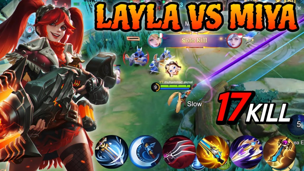 LAYLA VS MIYA🔥| WHO IS THE QWEEN OF DAMAGE? | BEST 1 SHOT BUILD LAYLA 2026 | GAMEPLAY MLBB