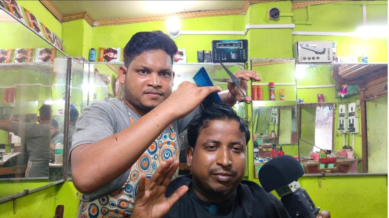 ASMR Barbershop Fast Real Haircut ✂️