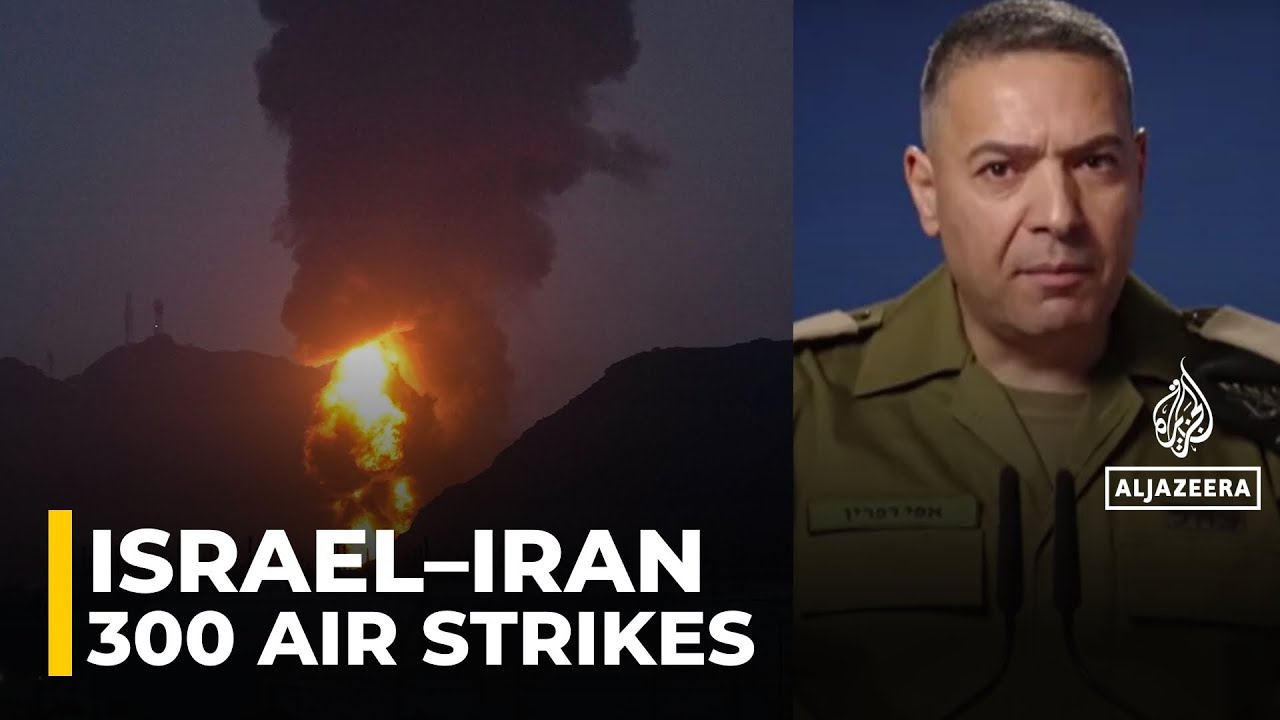 Israel Military says 300 airstrikes on Iran, Hezbollah targets hit in Lebanon
