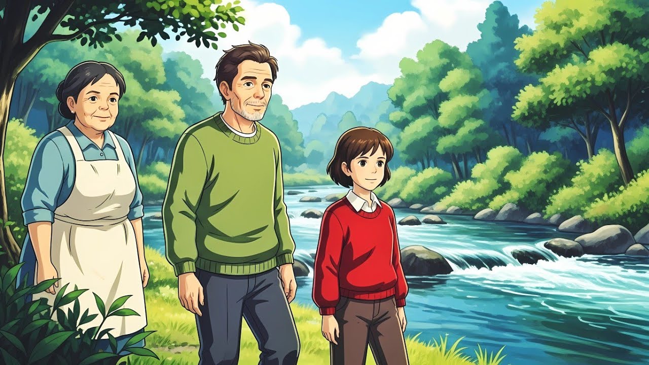 A Slow Morning in a Riverside Cottage 🌿 | Ghibli Inspired Cozy ASMR Ambience (No Talking)