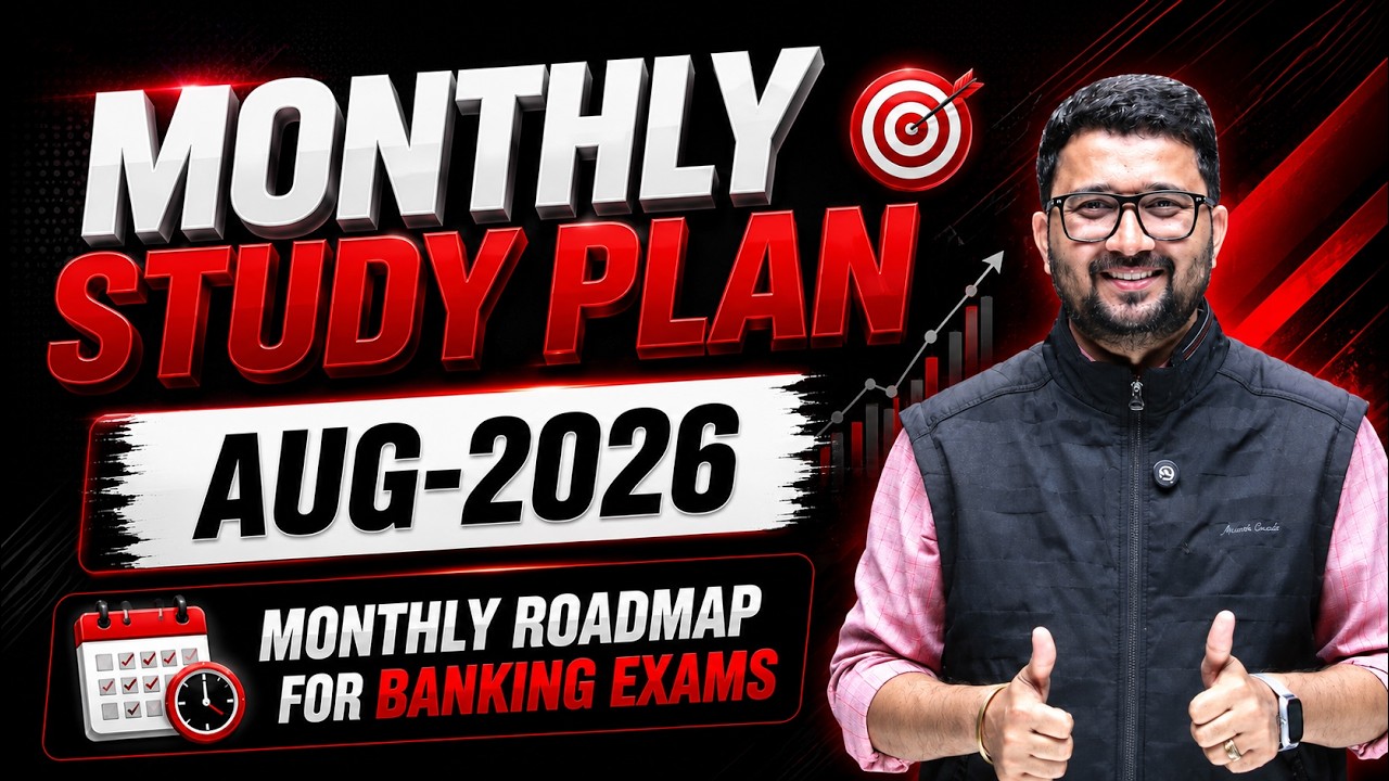 !! Monthly Study Plan !! August 2026 !! by Rahul Sir