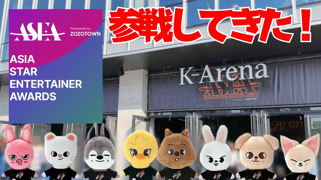 【ASIA STAR ENTERTAINER AWARDS】ASEA2024現地参戦VLOG【straykids】
