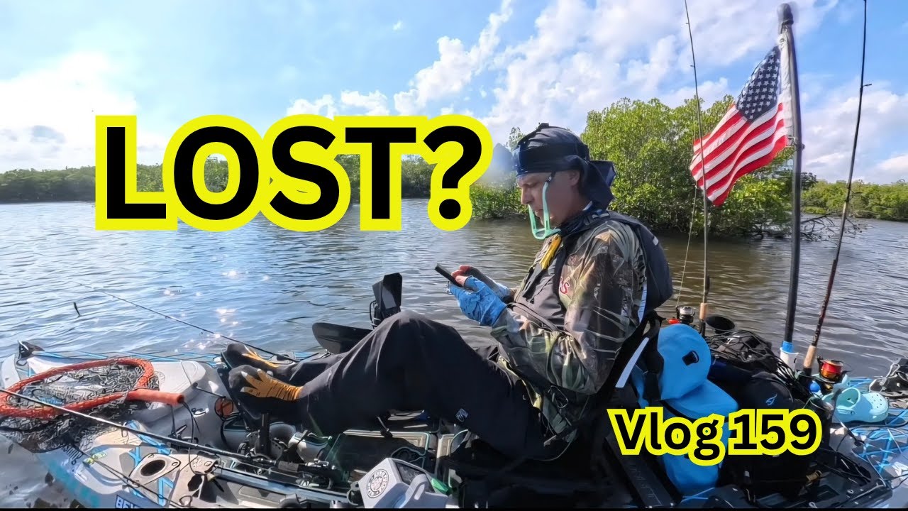 Исследование Эджуотера во Флориде, прибрежная рыбалка с каяка Vlog159