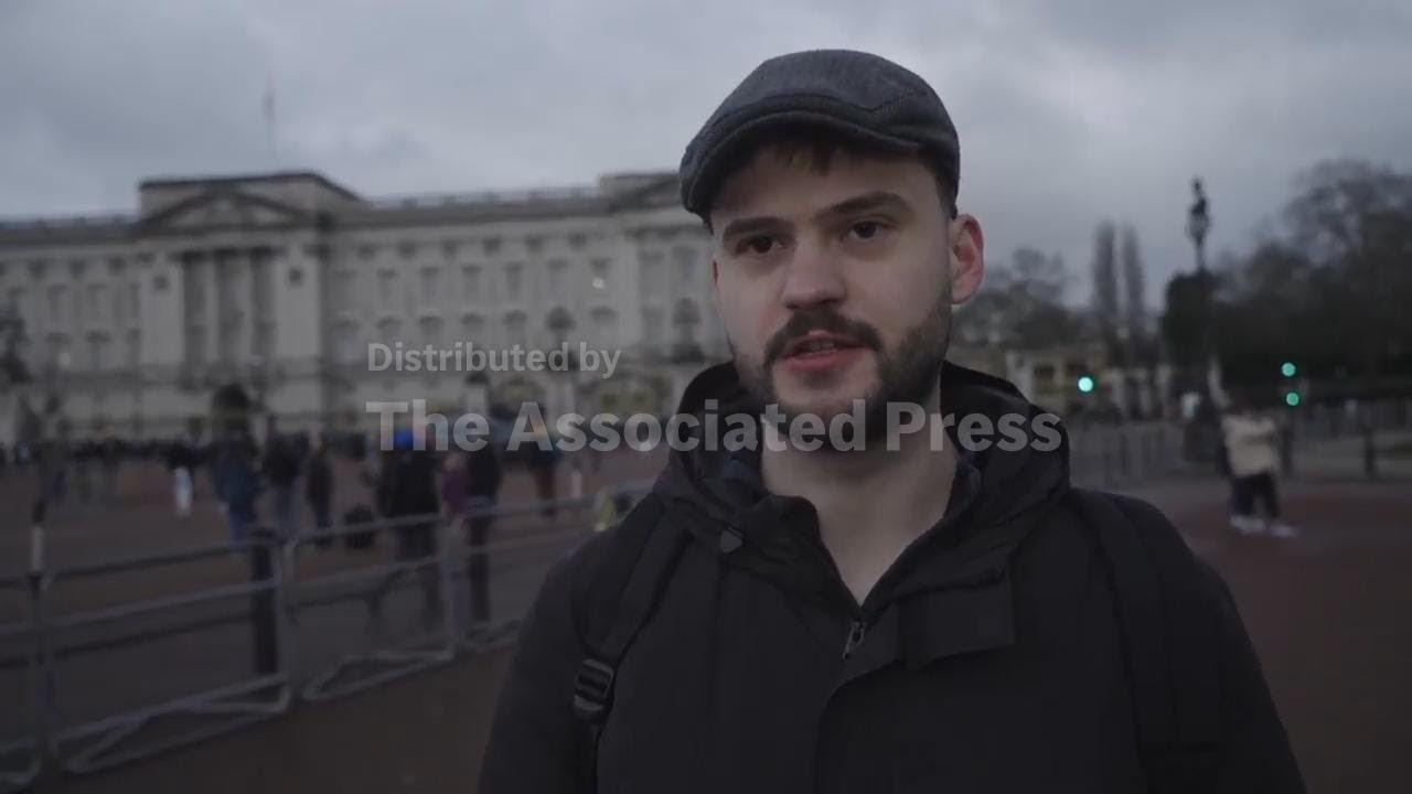 Tourists, residents outside Buckingham Palace react following arrest of Andrew Mountbatten-Windsor