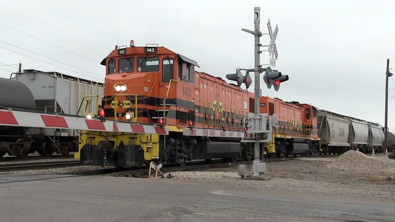 BNSF and DGNO action on the TRE line - 2/18/18 // Trinity Rail Productions