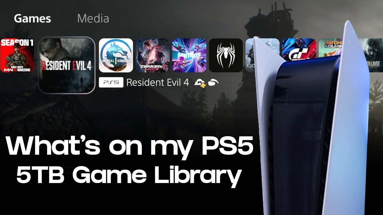 What's on my PS5 in 2024?! | 5TB ENTIRE Game Library