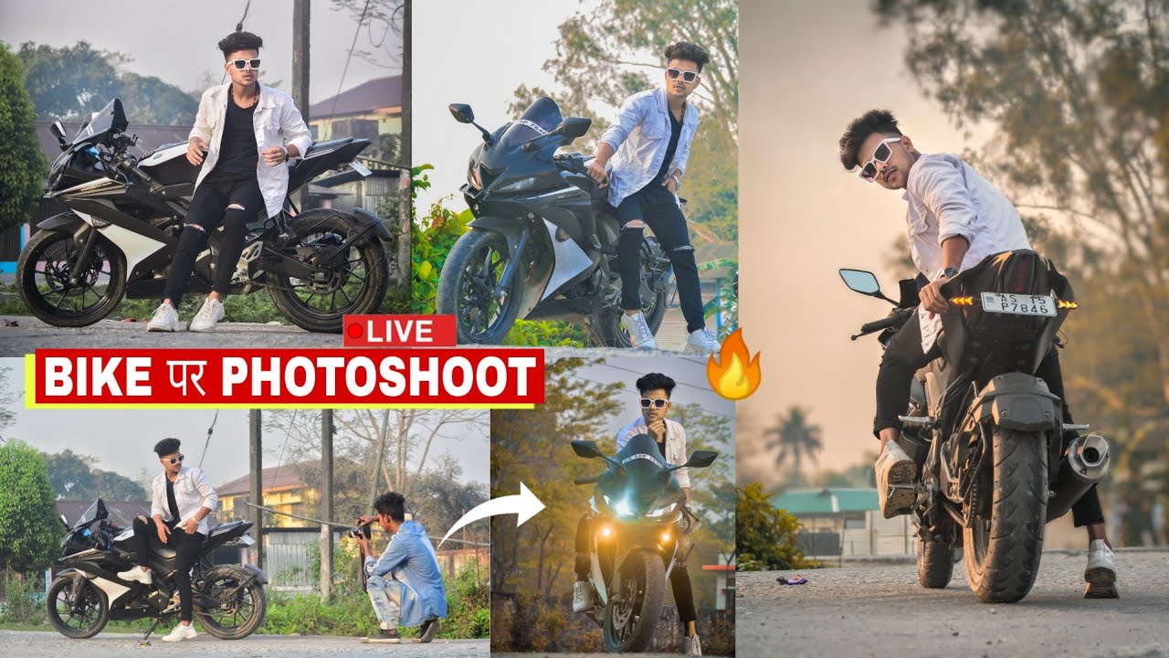 🔥 Dope photoshoot with bike | Bike photoshoot pose 2021 | best poses with bike for photoshoot