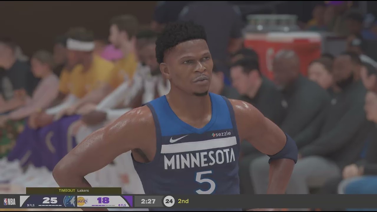 NBA 2K26 TimberWolves vs LAKERS Ant Drops 28