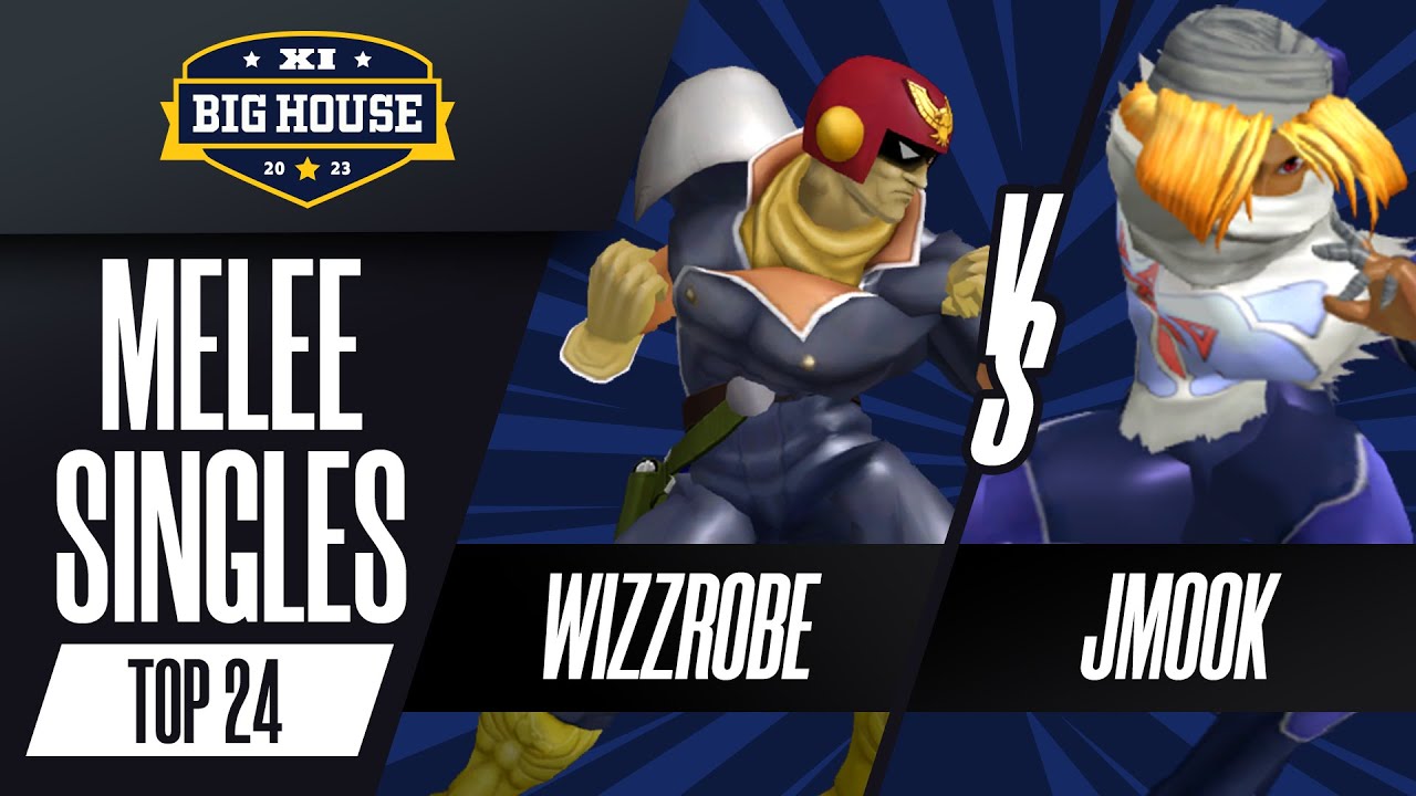 Wizzrobe (Captain Falcon) vs Jmook (Sheik) - Melee Singles Top 24 - The Big House 11