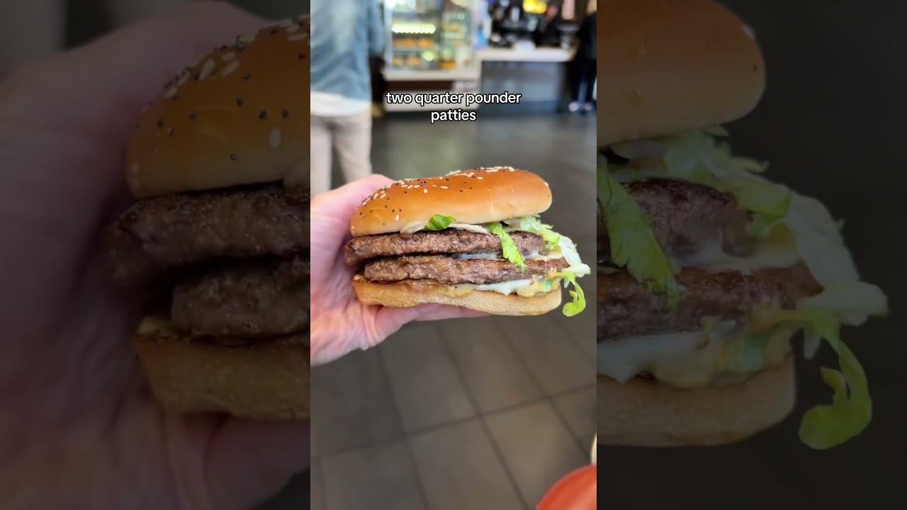 Новый бургер от McDonald&rsquo;s, и он ОГРОМНЫЙ! БОЛЬШАЯ АРКА #mcdonalds