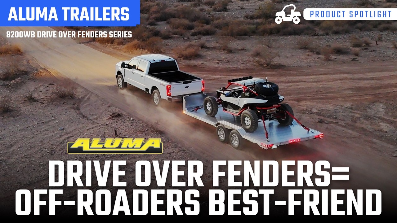 Aluma Drive-Over-Fender Trailer Built for the Off-roader? Check it Out!