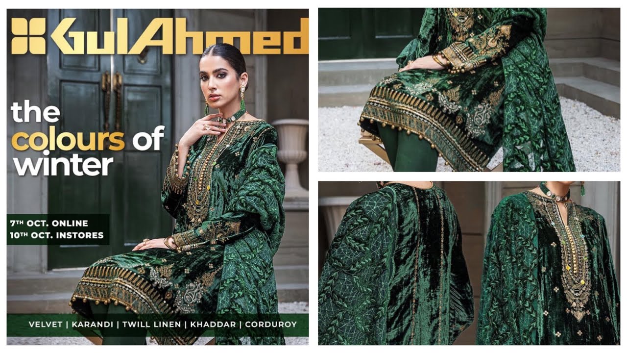 gul ahmed winter collection 2020 PM319 Unpacking
