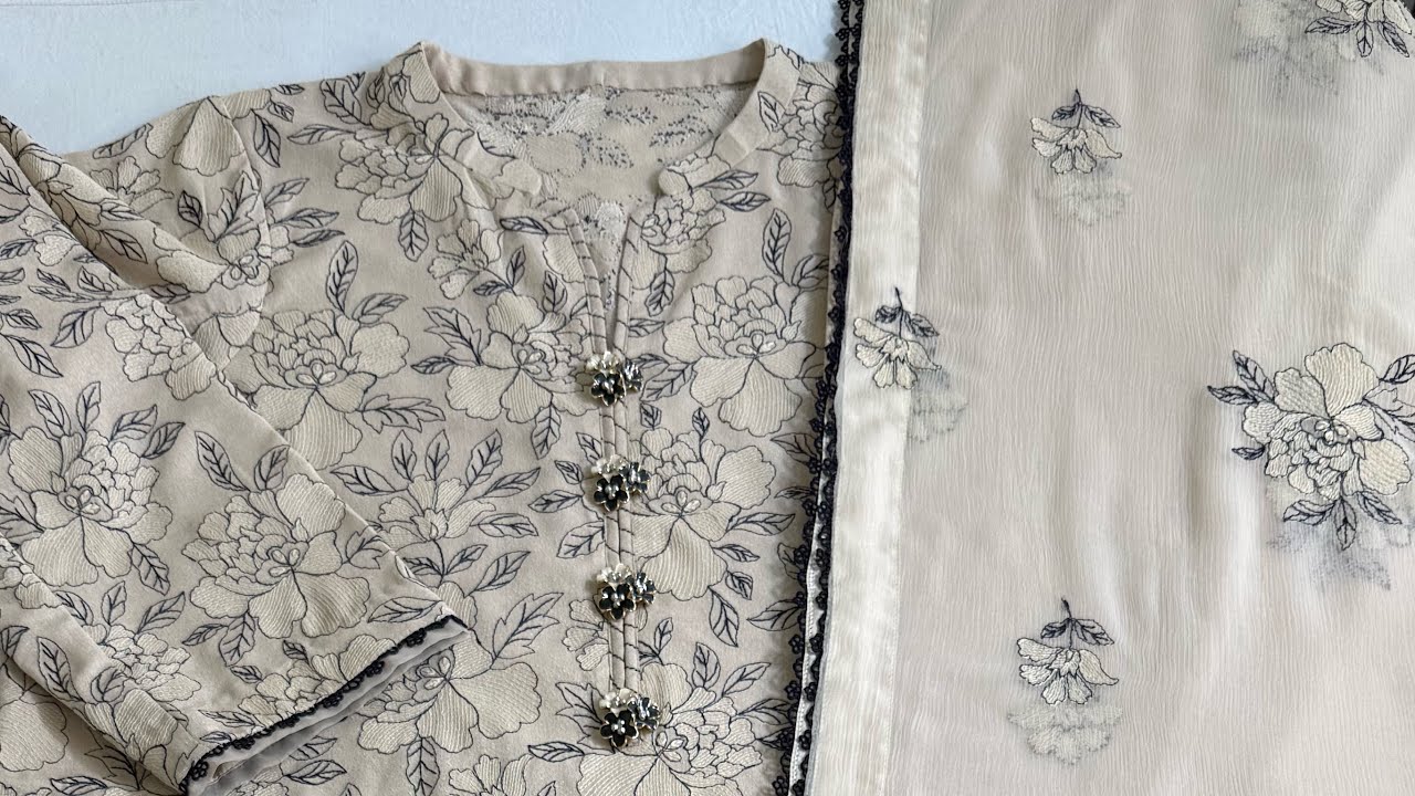 How to design bareeze dresses simple but in elegant way
