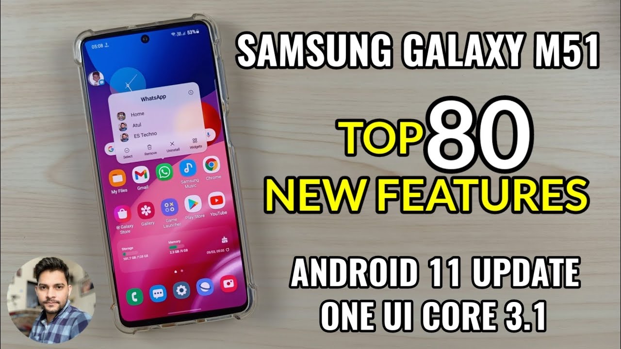 Samsung Galaxy M51 : Top 80 New Features One UI Core 3.1 Update