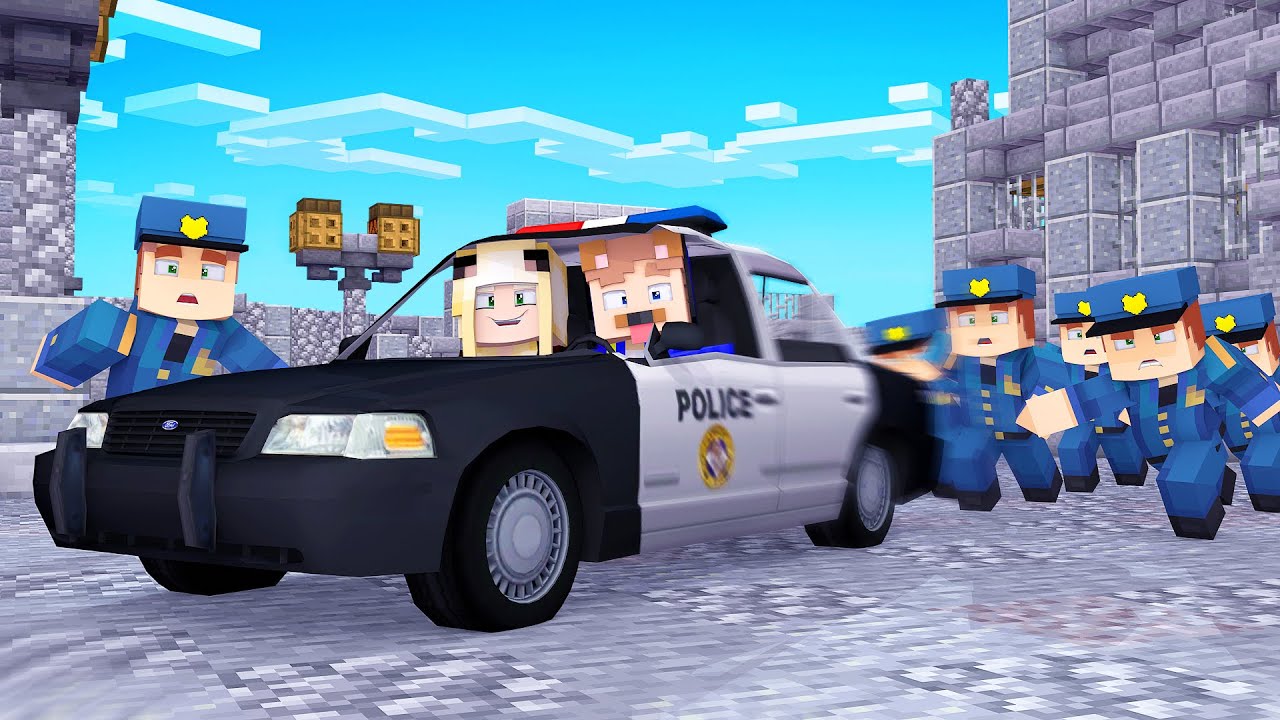 WIR CRAFTEN EIN POLIZEI AUTO IM GEFÄNGNIS!