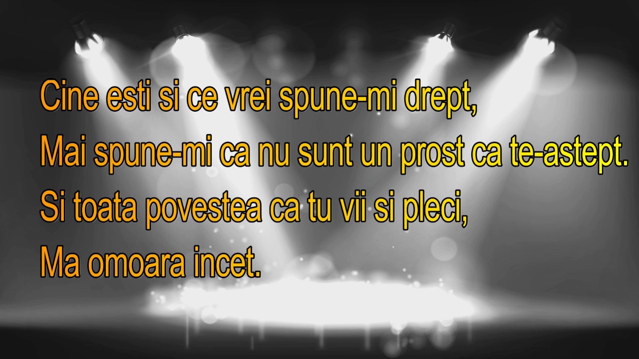 3 Sud Est -  Cine Esti (Lyrics)