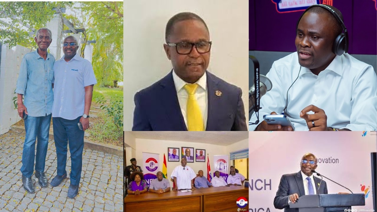 Dr. Bawumia stuns NPP elders by storming Mr. Kwame Mpianim's residence