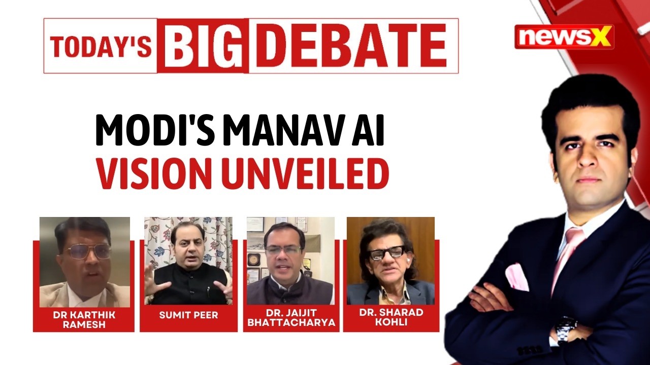PM Modi Unveils AI MANAV Vision | Historic Human Centric AI Era Kicks Off? | NewsX