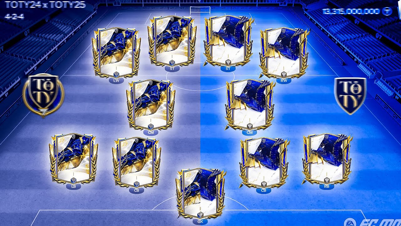 TOTY 25 X TOTY 24 - Best Special Icons Squad Builder! Team Of The Year FC Mobile