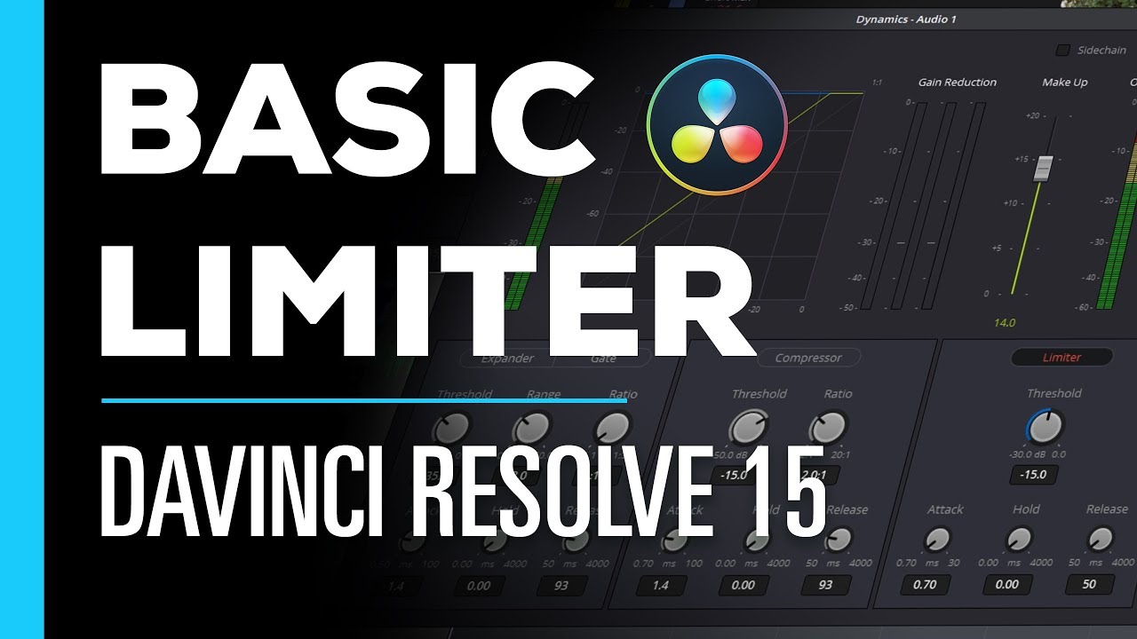 Базовый аудиолимитер Fairlight | Учебное пособие по Davinci Resolve