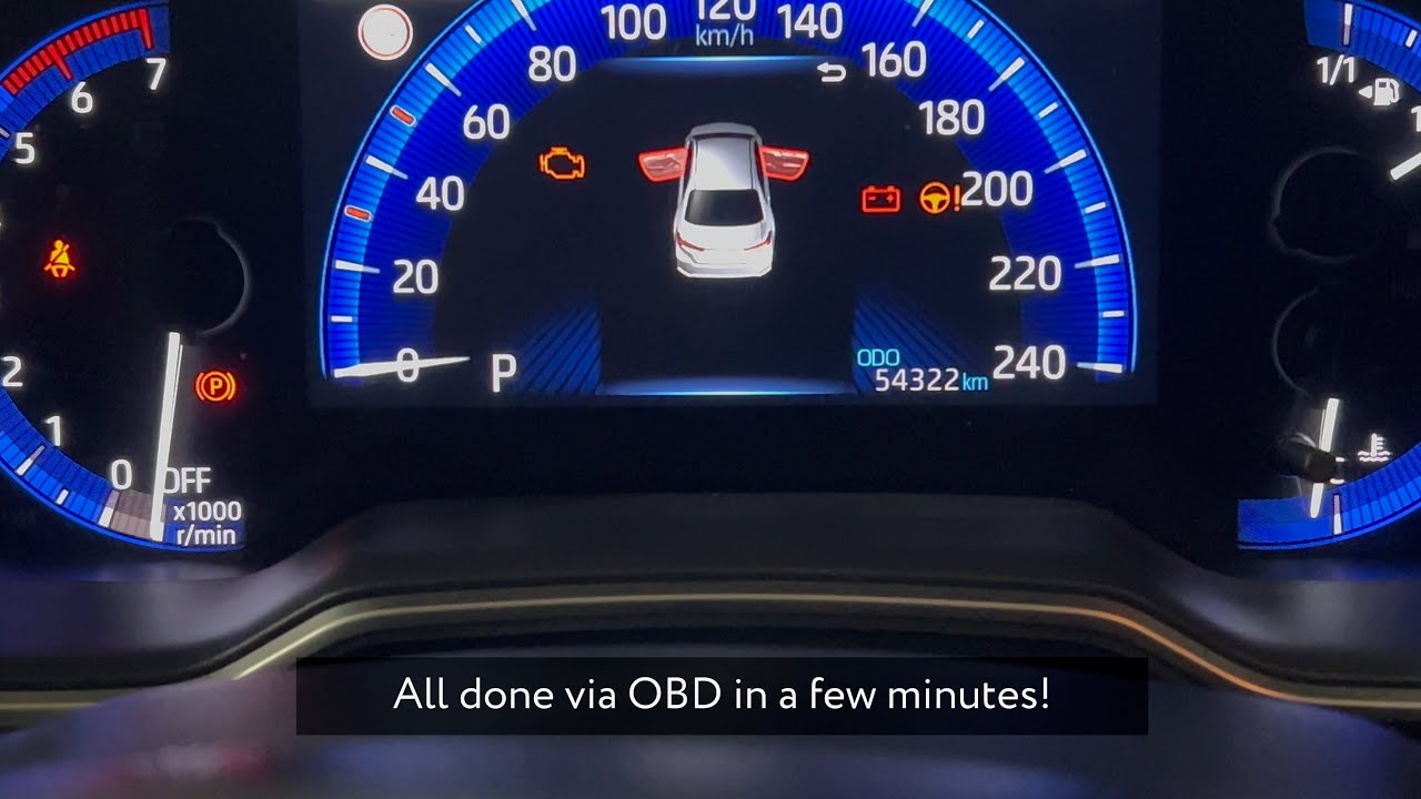 By OBD: UNLOCKED S6J3 Dashboard Calibration for Toyota Corolla Using ONLY AVDI and TN019 in NO Time!