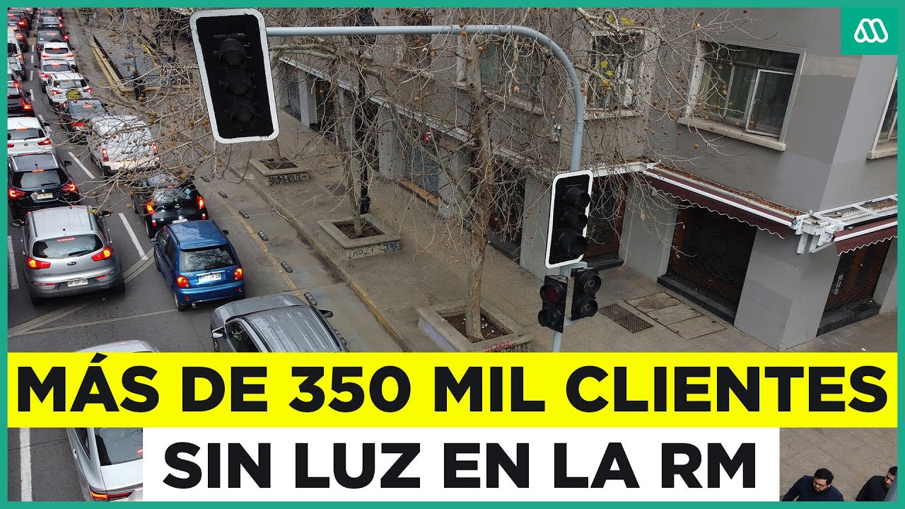 Corte de luz dej&oacute; a m&aacute;s 350 mil clientes sin luz en la RM: Puente Alto es la comuna m&aacute;s afectada