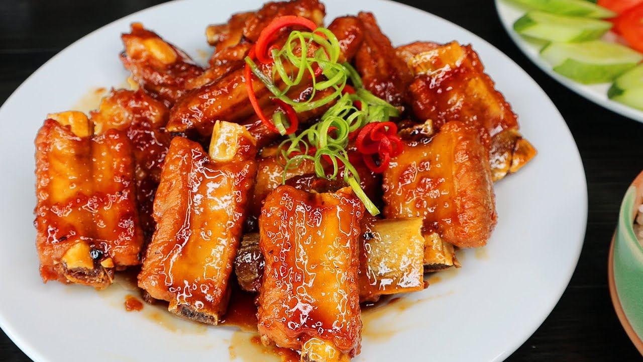 SƯỜN RAM MẶN kiểu mới quá ngon, cách làm quá đơn giản