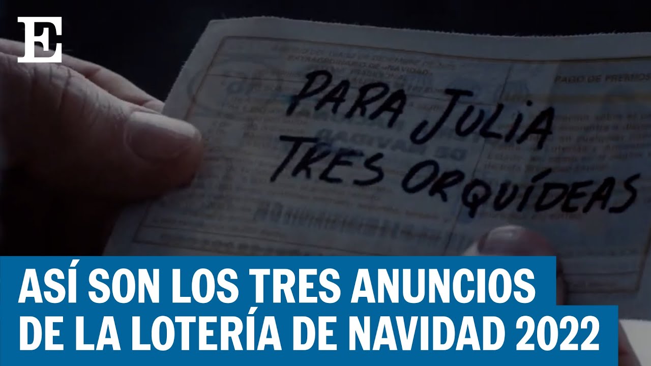 Los anuncios de la lotería de navidad 2022 | EL PAÍS