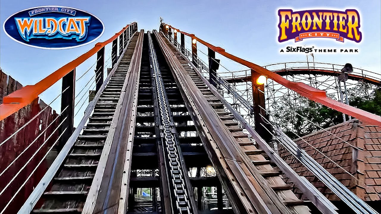2025 Wildcat Roller Coaster On Ride Front Seat POV Frontier City
