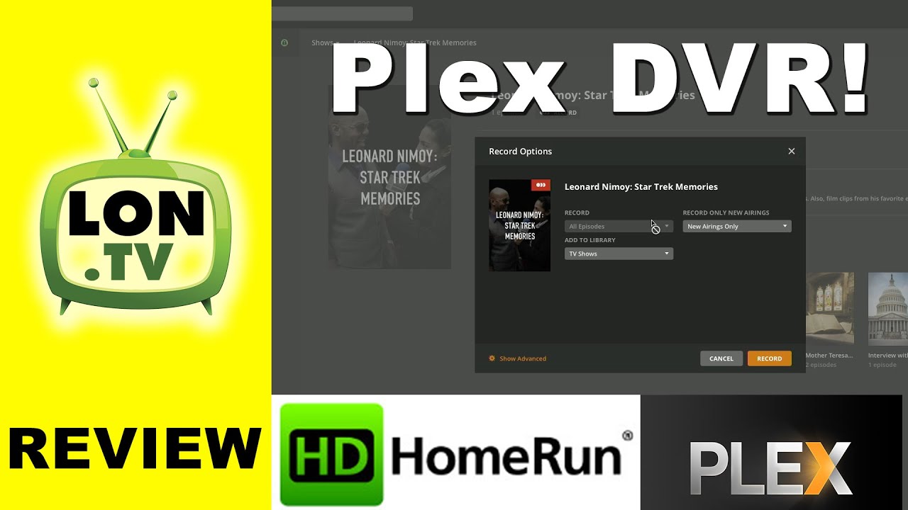 Plex DVR First Look Review! Record live television using an HDHomerun - Great for cord cutters