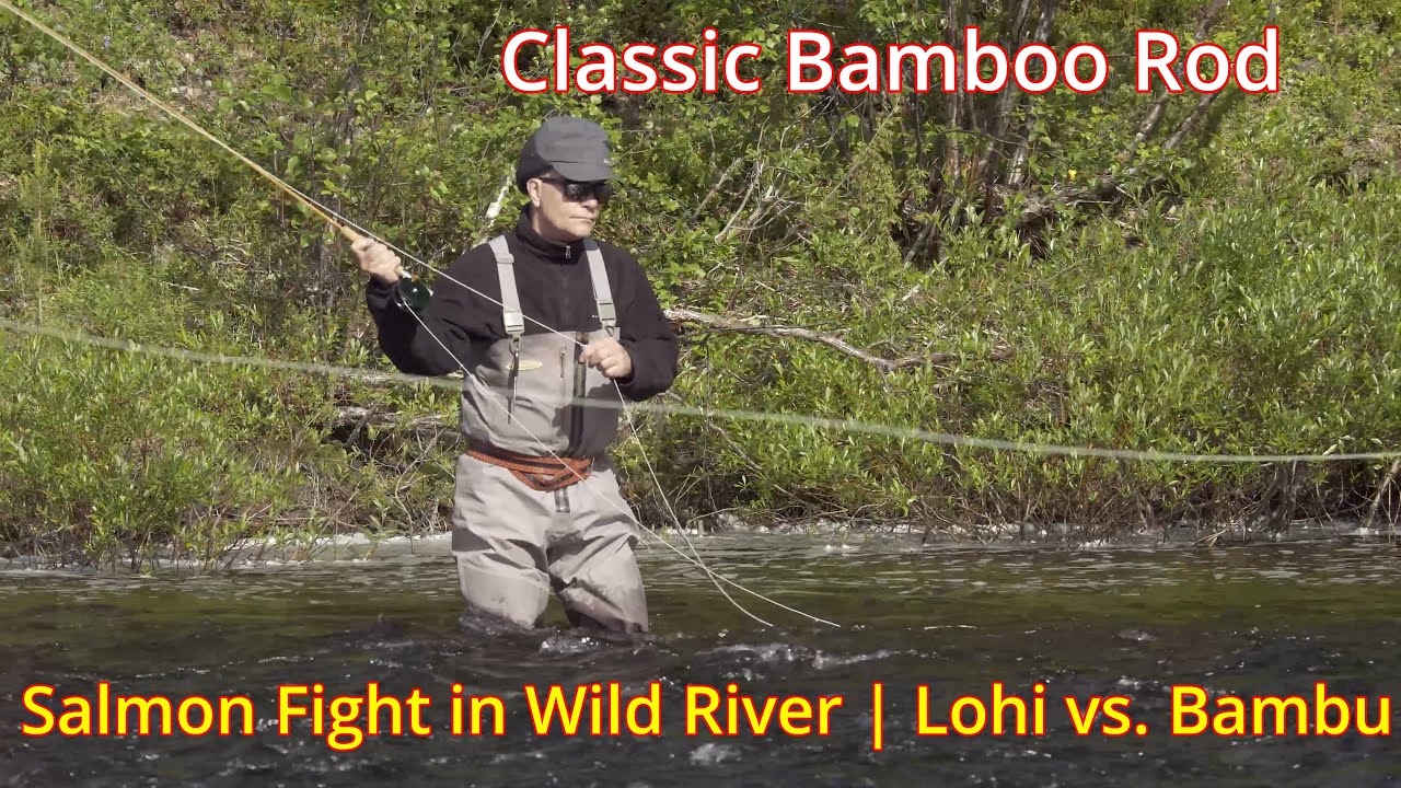 Salmon Fly Fishing with a Single-Handed Bamboo Rod | Perhokalastusta bambuvavalla Lapissa