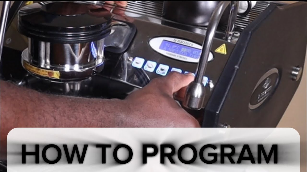 Exploring The LA MARZOCCO  GS3 AV ( How To Program)